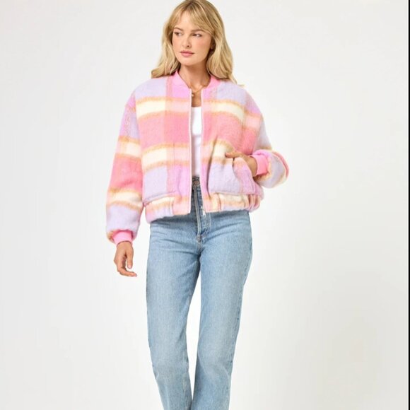 L Space - Quinn Jacket - Point Dume Plaid - Picture 2 of 4